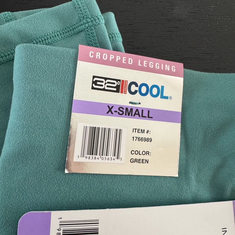 NWT 32 Degrees Women's Cool Mint Leggings - Picture 5 of 10